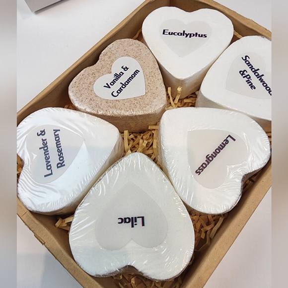 Spa Shower Steamer Organic Vegan Dye Free Long Lasting Scent Sealed Package - Picture 4 of 10